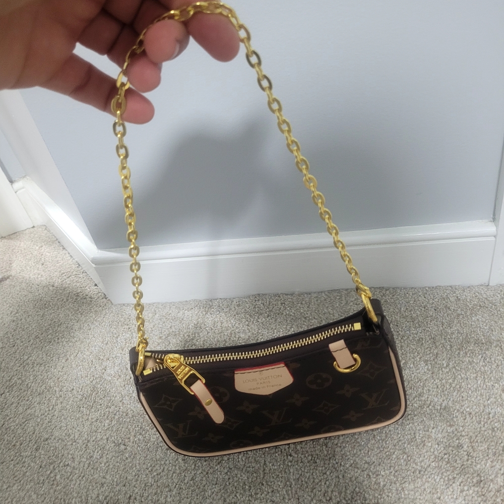 Source Unknown Monogram Mini Bag with Gold Chain … - image 2